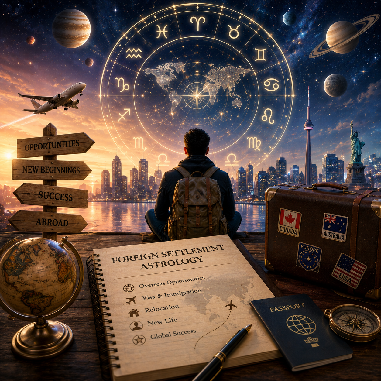 Foreign settlement astrology consultation